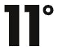 11 Degrees logo