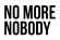 More Nobody logo