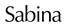 SABINA logo